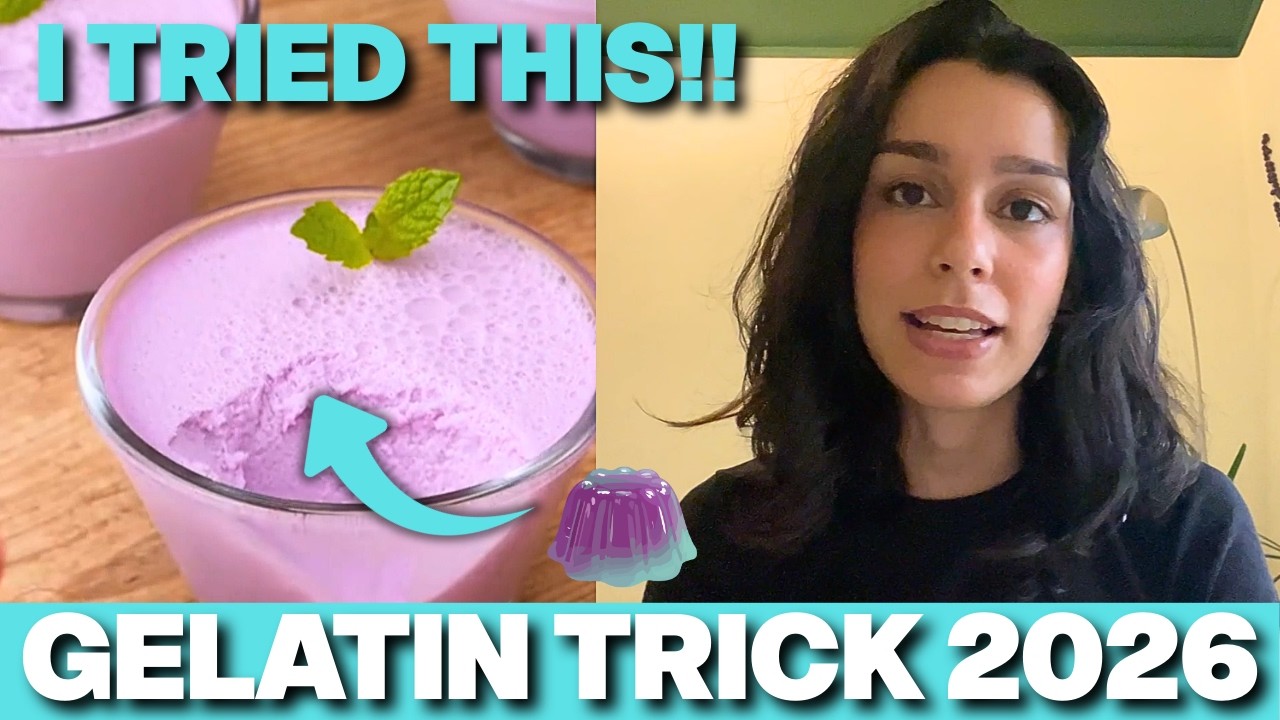 GELATIN TRICK 2026 &ndash; GELATIN TRICK DIET &ndash; Watch The Viral GELATIN RECIPE REVIEWS &ndash; JELLO RECIPE 🍮