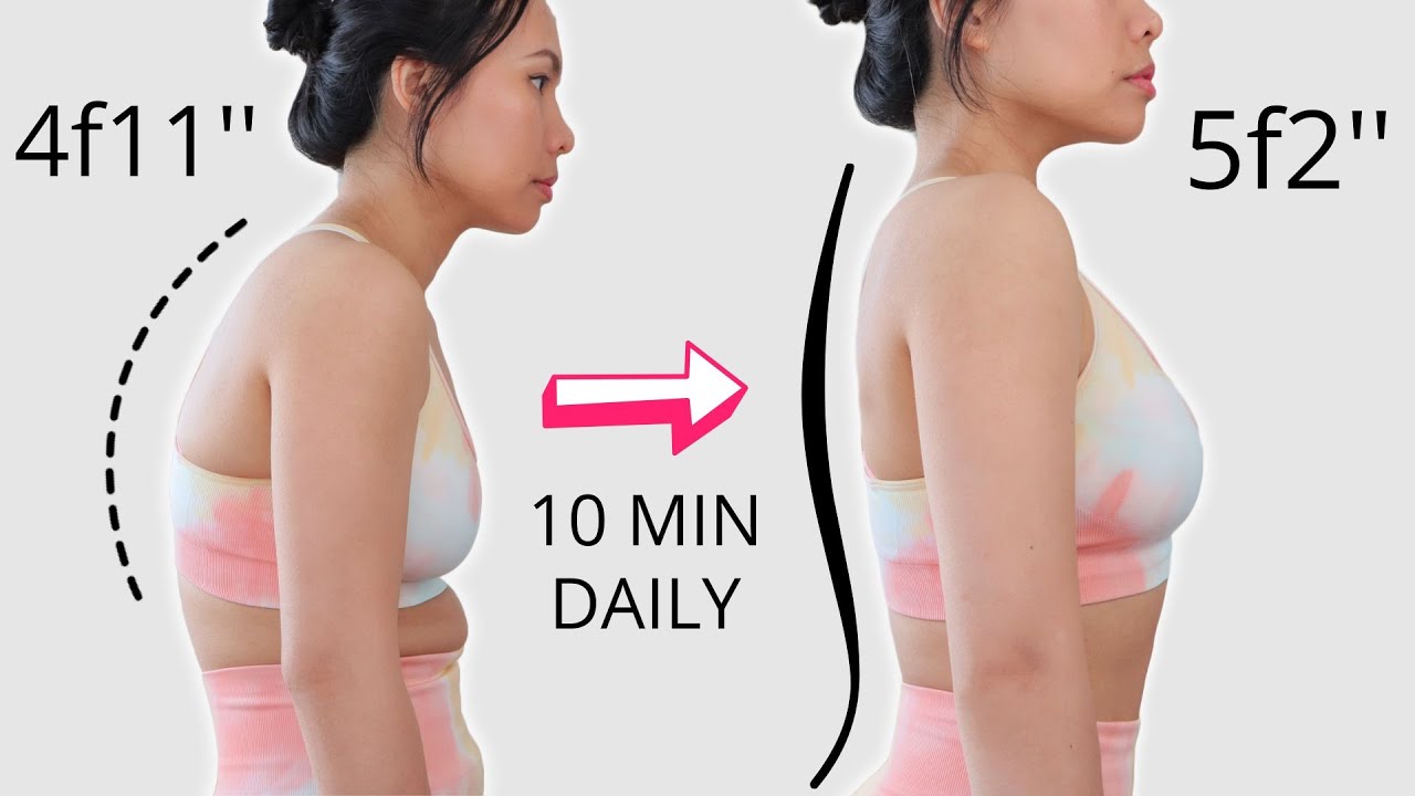 Простые упражнения для исправления сутулой спины, увеличения роста, придания шее и плечам тонкой ...