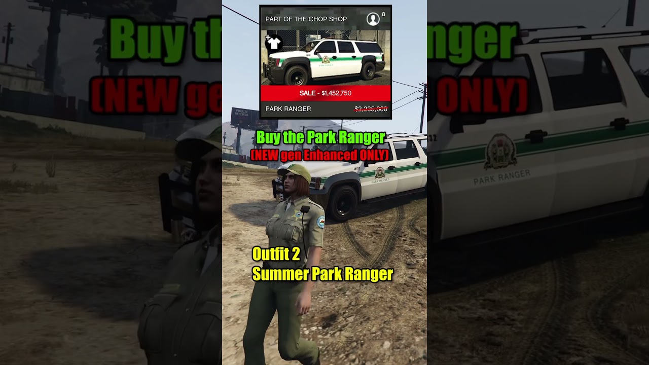 How to Unlock 2 New Cop Outfits in GTA Online Summer LSPD Officer and  Park Ranger