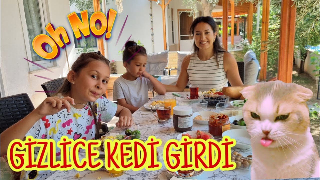 SABAH VLOG ! EVİMİZE GİZLİCE KEDİ GİRDİ !!