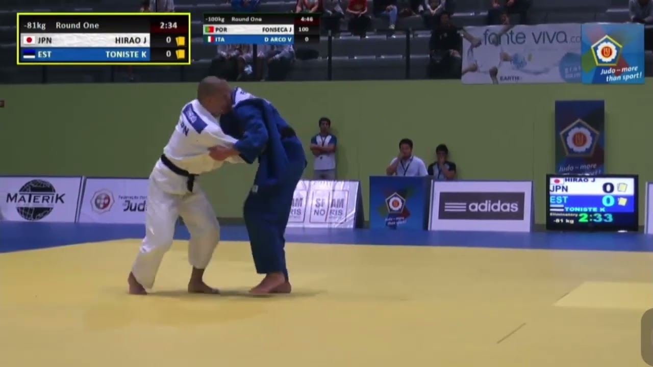 Europe Open in Lisbon 2014  -81kg Joichi Hirao Highlights