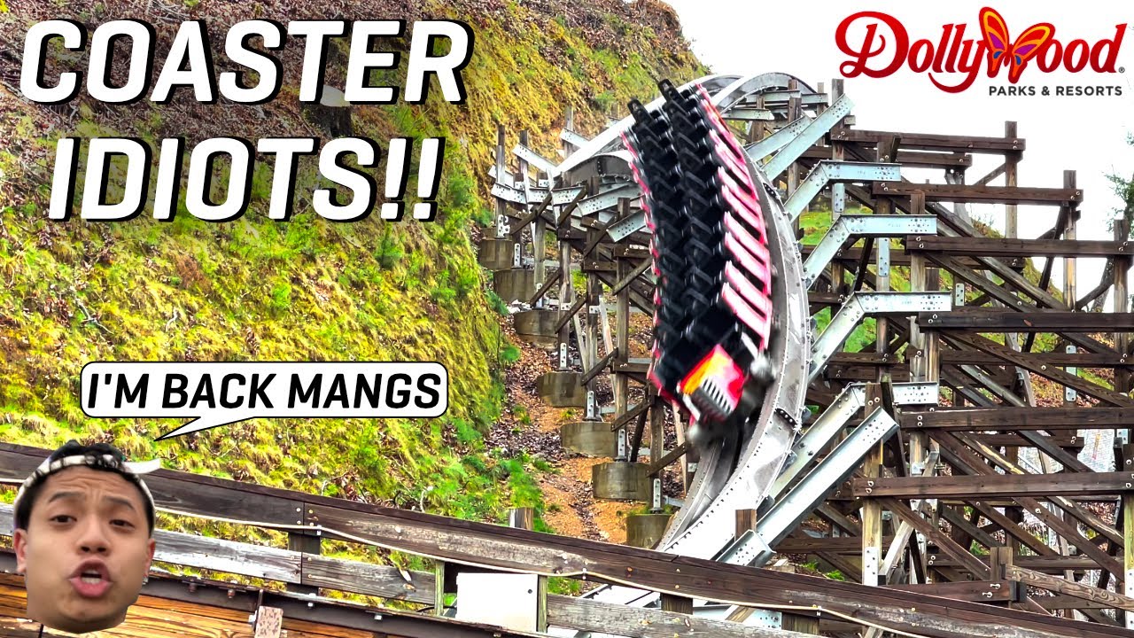 Coaster Idiots and The Curse of Lightning Rod - Dollywood Visit with ElToroWifey!