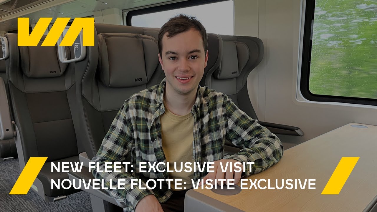 Visite de nos nouveaux trains avec Benjamin Gratton! | Tour of our new trains with Benjamin Gratton!