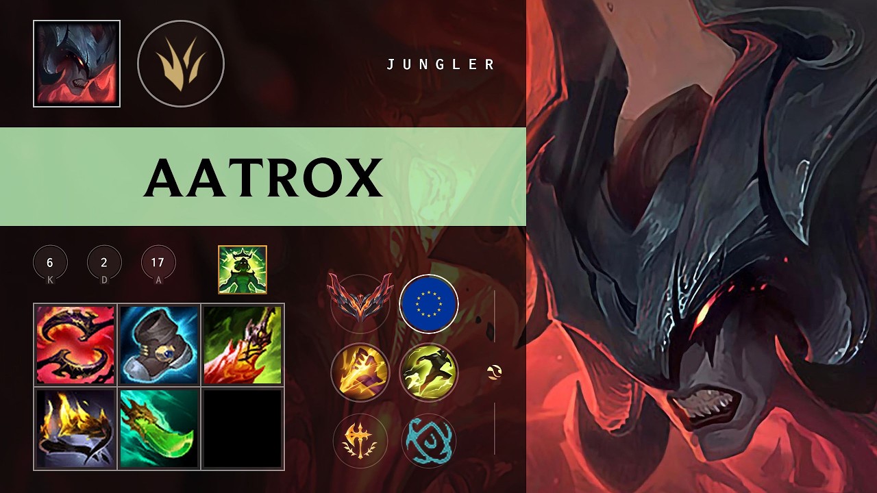 Aatrox Jungle vs Pantheon - EUW Grandmaster Patch 26.09
