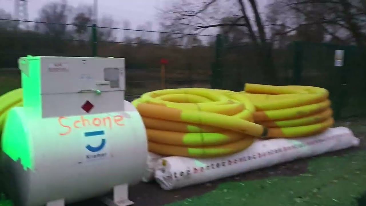 EUV Castrop macht Köttelbecke Schlaanbach weg - Lagerplatz Baustelle Kanal Arbeit Bauwatch