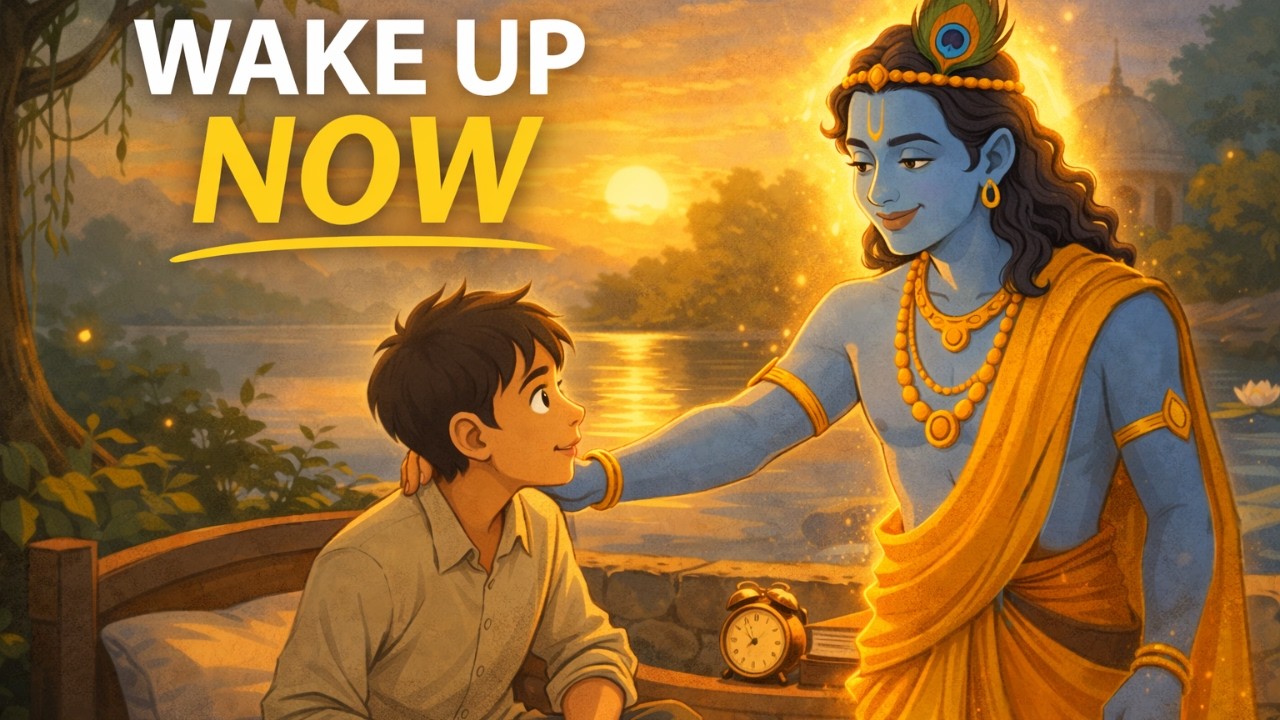 Krishna’s 6 Secrets to Wake Up Early | Bhagavad Gita Wisdom #motivation #wakeupearly #discipline