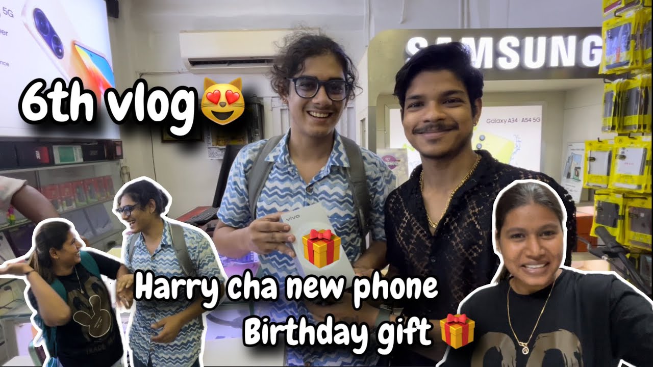 6th VLOG😻| Harry la dila birthday gift new phone | MayuriTanpatilVlogs