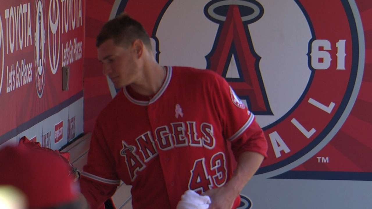 5/10/15: Richards flirts with no-hitter, Angels win