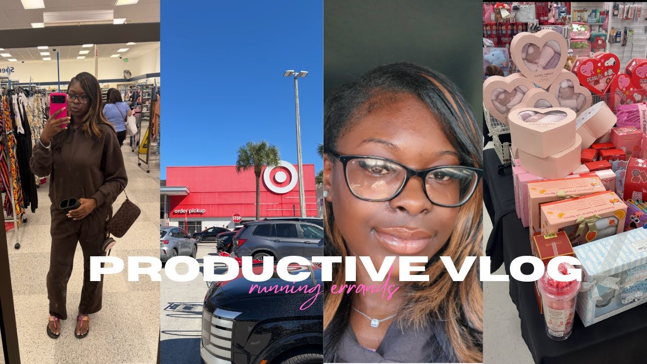 A Productive Vlog: running errands at target, marshalls, and etc.