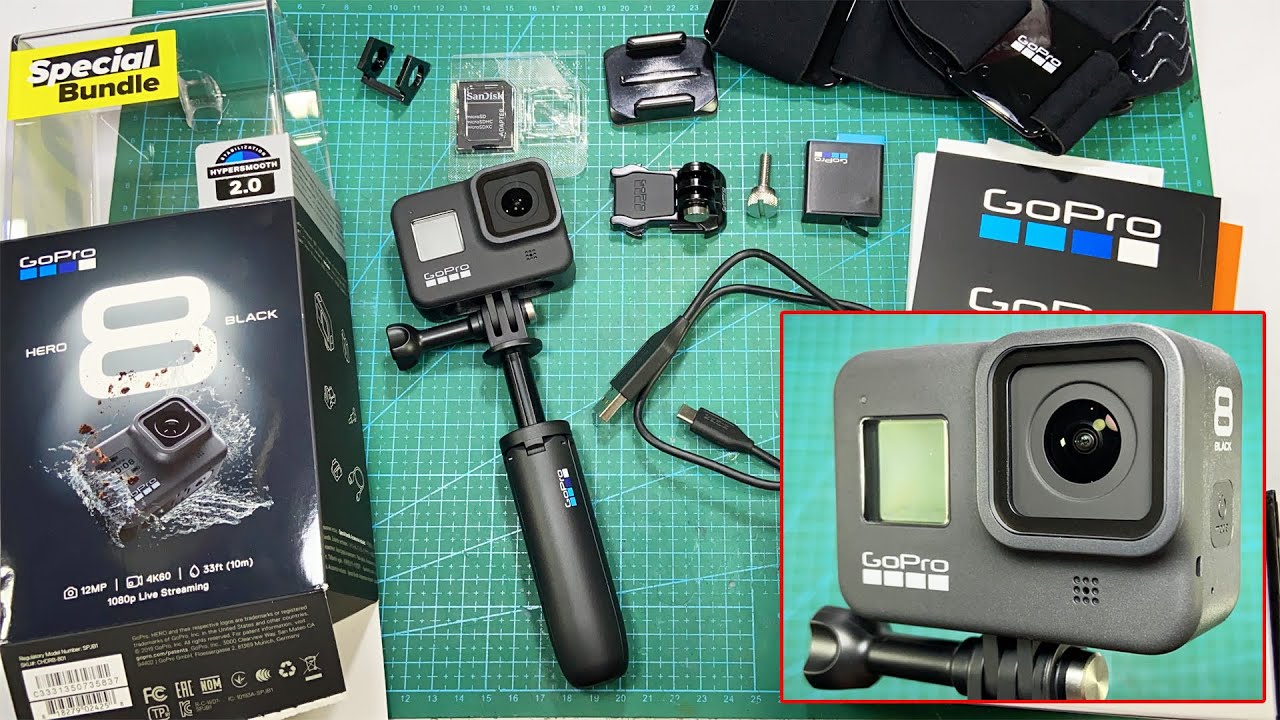 GoPro Hero 8 Black Bundle Unboxing and Setup