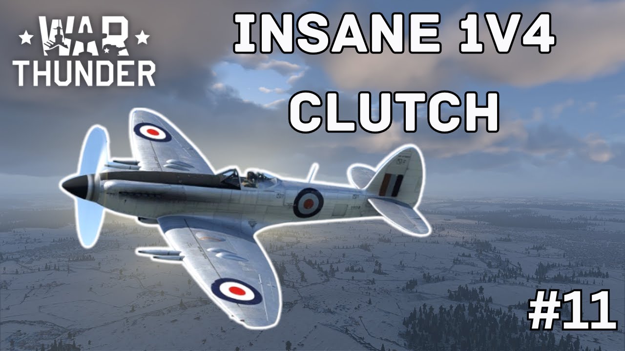 7 Minutes Of Epic Dogfight Gameplay | Spitfire Mk24 Warthunder #11