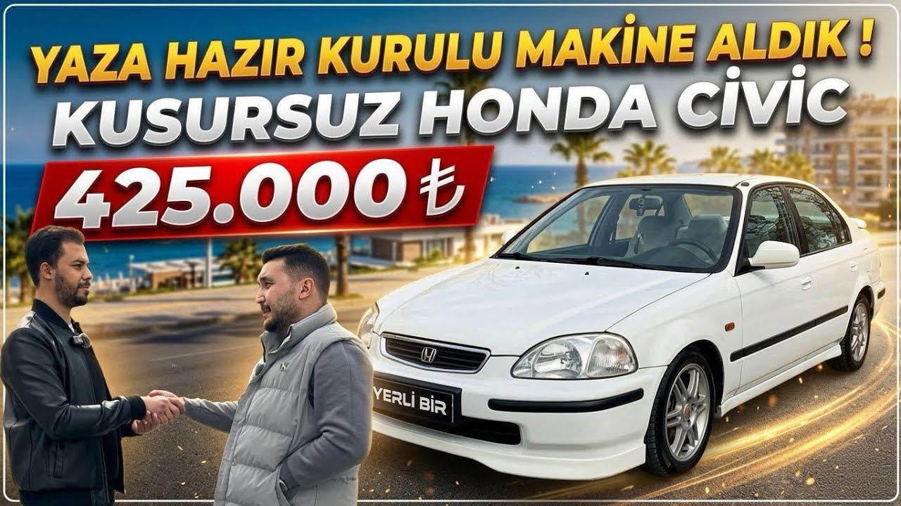 Hastasından Airli Honda Civic 1.6 İES Aldık ! 425.000₺