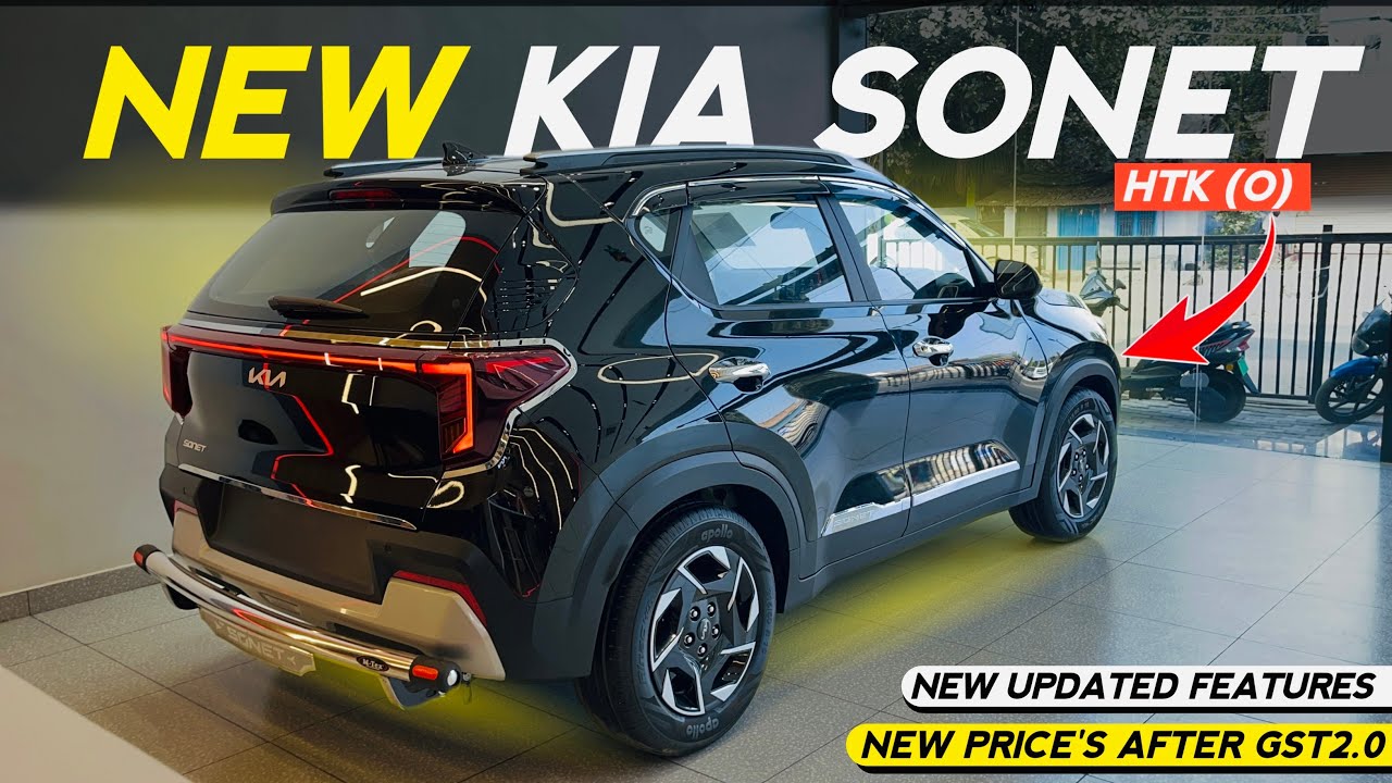 Kia Sonet Htk Optional 2026 New Updated Model GST Price Features Mileage All Details 