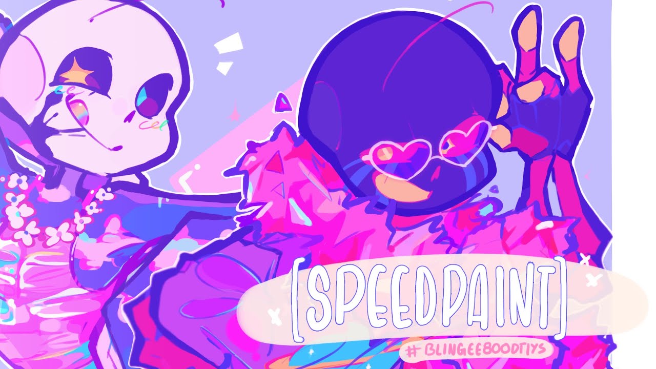 SPEEDPAINT | # blingee800dtiys 【 UndertaleAu 】