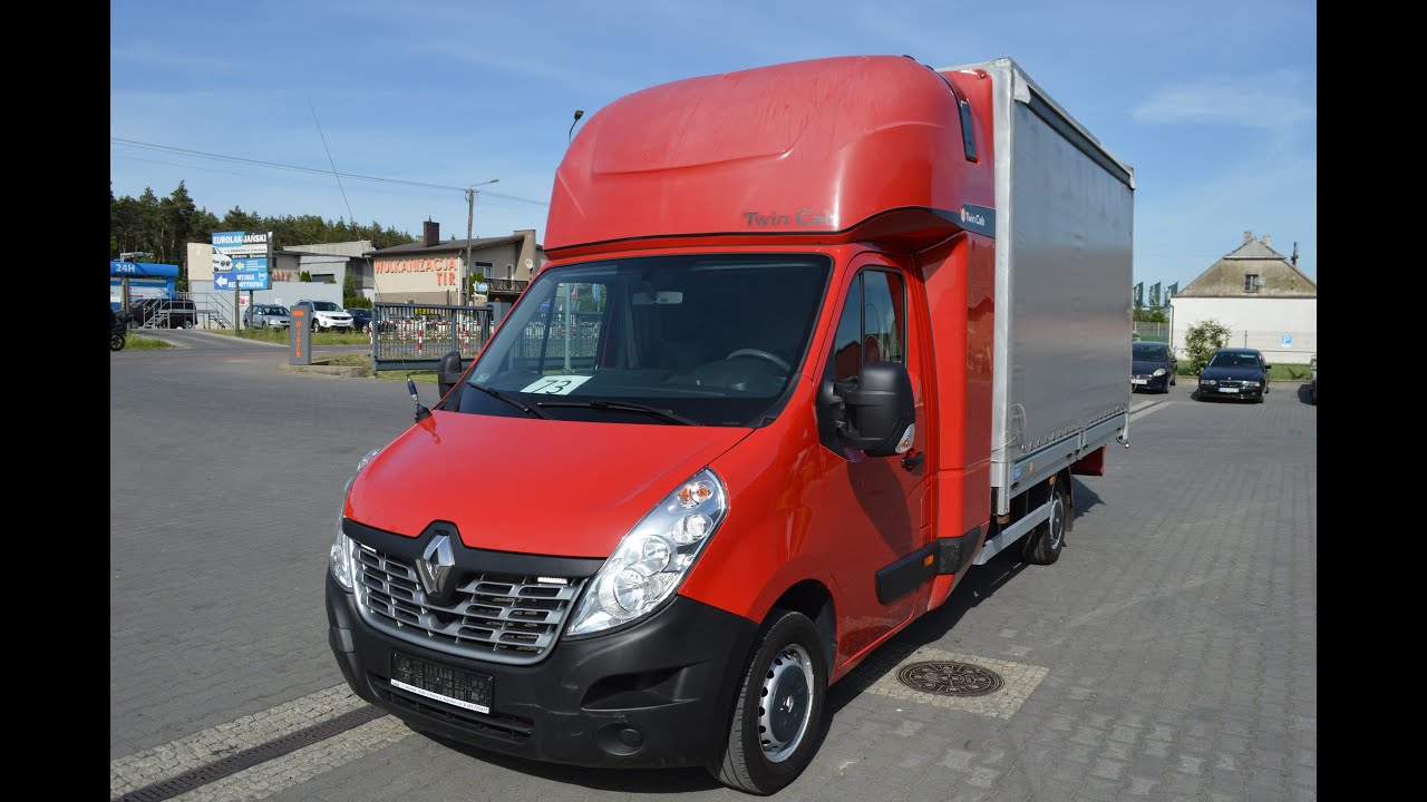 Renault Master 2019 rok 326 tyś. km 170 DCI Plandeka + Firana 8 Palet, TwinCab Dwa Łóżka, Salon PL