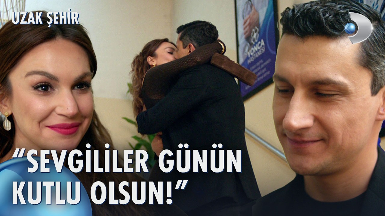 Nare'den Şahin'e Sevgililer Günü öpücüğü! | Uzak Şehir 49. Bölüm @kanald