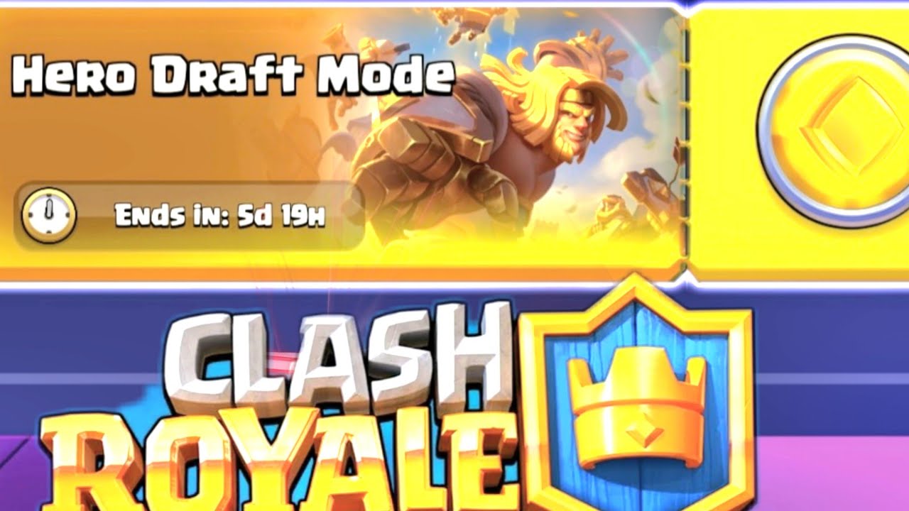 Hero Draft Mode Challenge Is Crazy! 😱 | Clash Royale Gameplay
