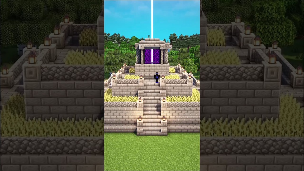 Minecraft Easy Temple 🛕 #minecraft #shorts