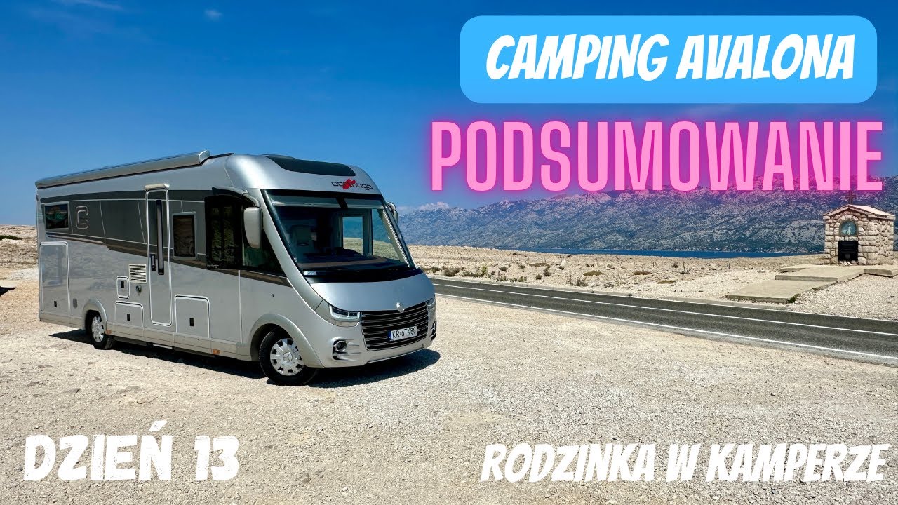 Wakacje 2024. Chorwacja 🇭🇷 Wyspa Pag. Aminess Avalona Camping #61 #camper #croatia #holiday