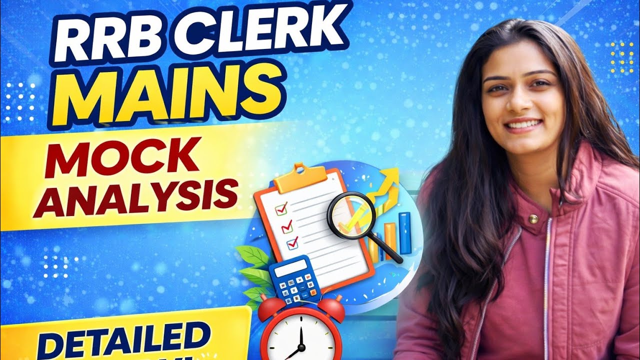 Rrb clerk mains live mock tb analysis 💯🎯