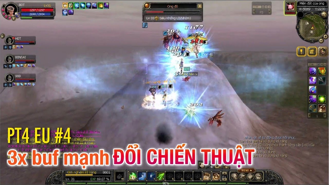 PT4 EU #4 LÊN 30 CÓ NHIỀU BUFF NÊN ĐÁNH MOD HƠN LEVEL - SRO VTC | SILKROAD ONLINE, SRO, CDTL
