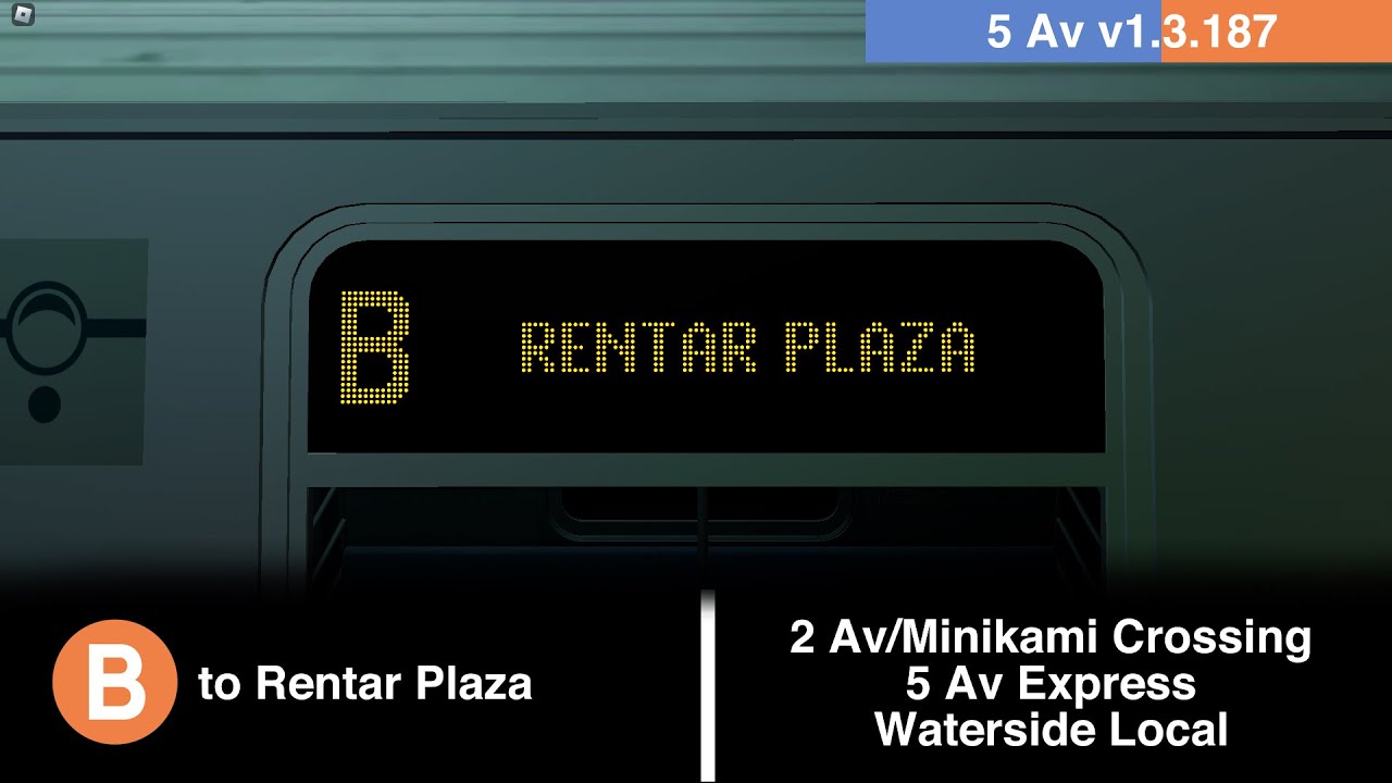 PTA Subway: (B) Train Announcements to Rentar Plaza | From Expo Center