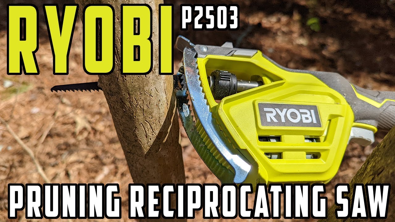 Сабельная пила для обрезки веток Ryobi P2503 ONE+ 18 В.