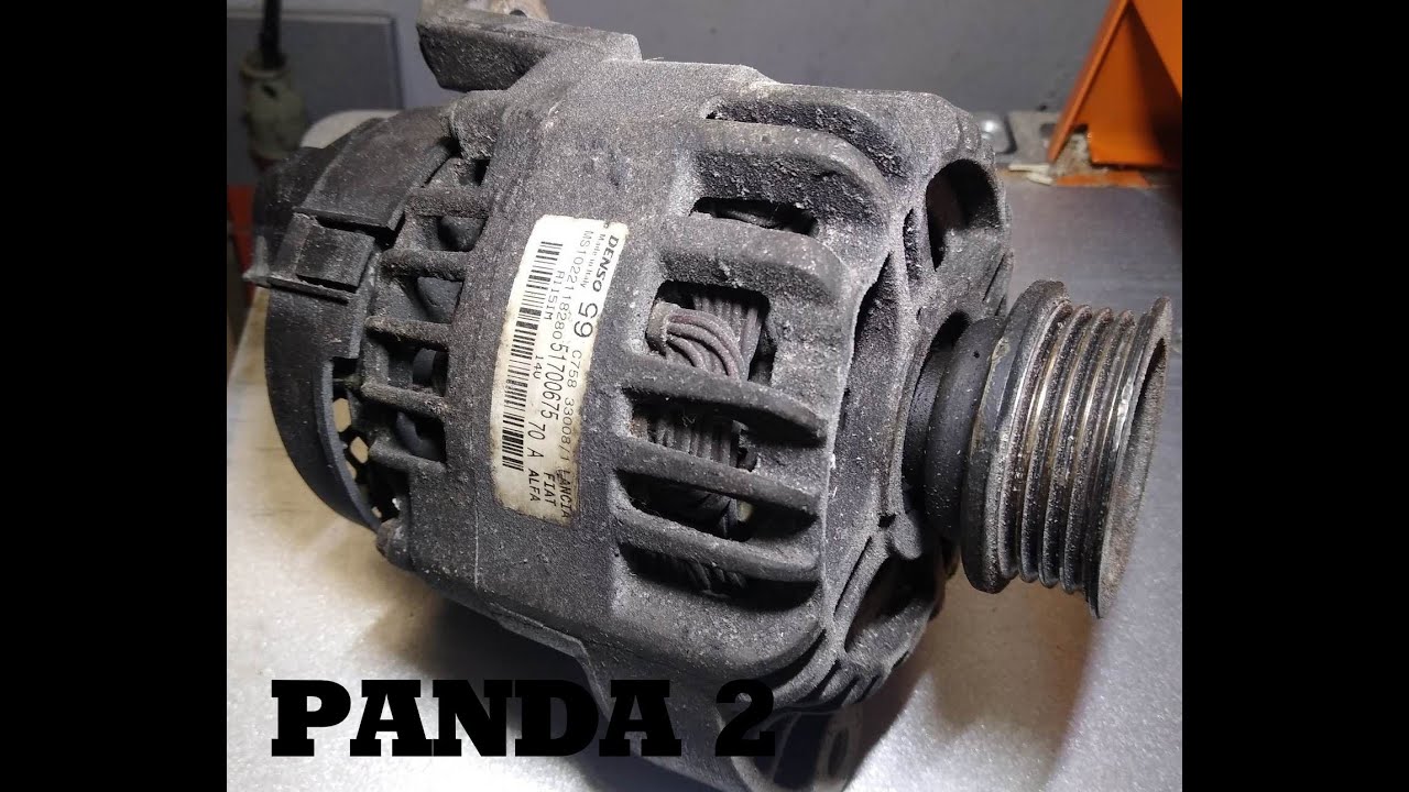 Fiat Panda 2. Alternator, demontaż krok po kroku.