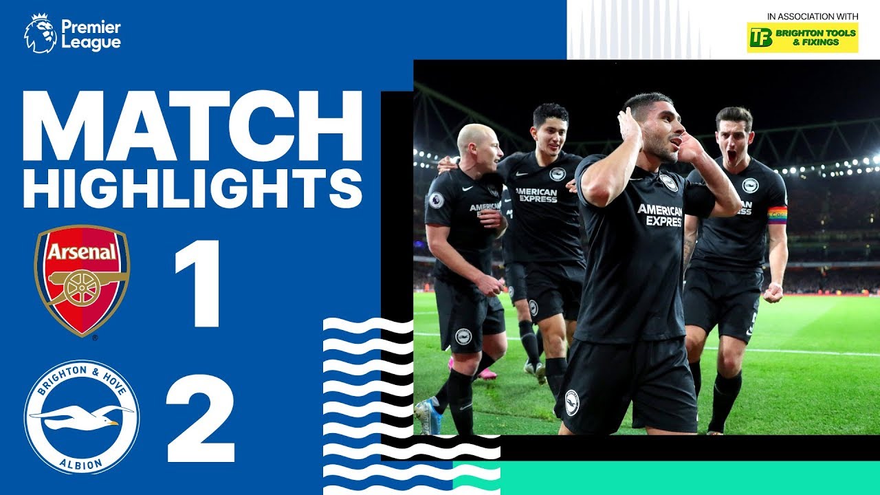 Arsenal 1 Brighton & Hove Albion 2