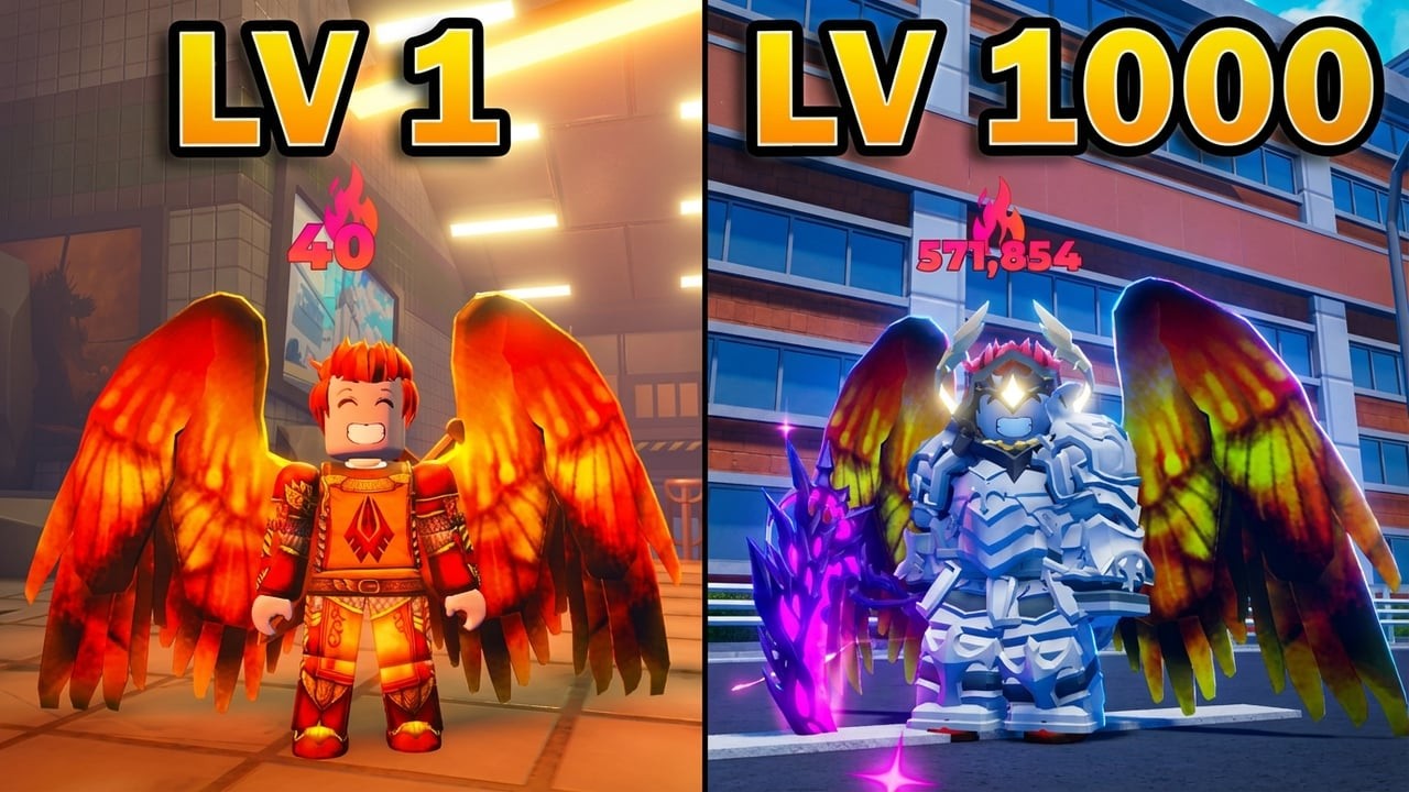 Я достиг максимального 1000-го уровня в Solo Hunters ROBLOX.