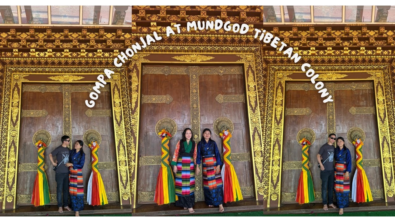 Losar Gompa Chonjal With My Asu And Husband + My Husband Last Day At Mundgod ✨ #tibetanvlogger