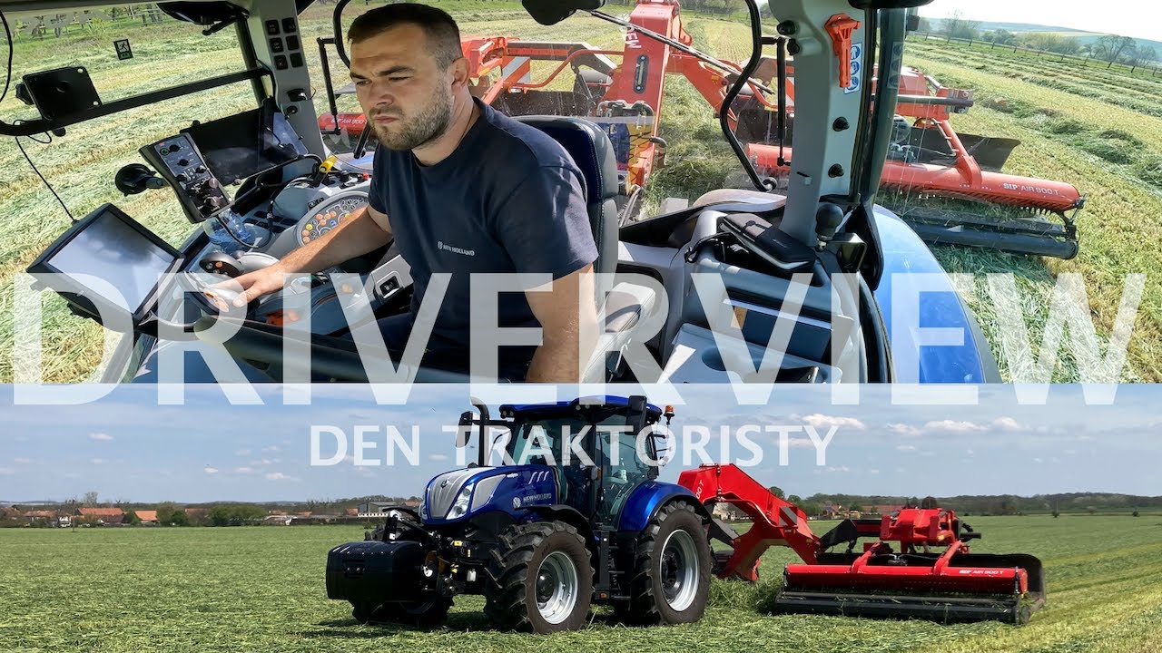 Den traktoristy #2 s New Holland T6.180AC BluePower + Sip Air 900T | DRIVERVIEW/POV
