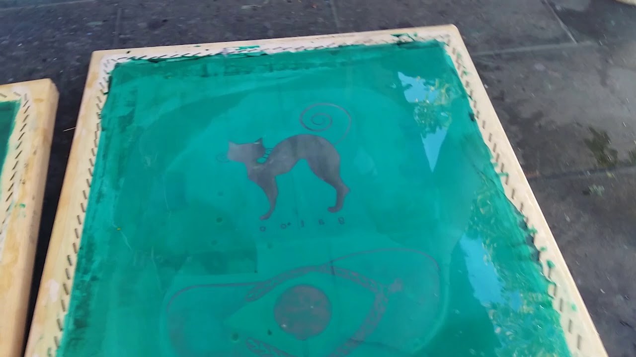 Como recuperar telas de silk-screen de um jeito fácil e barato( iniciantes)