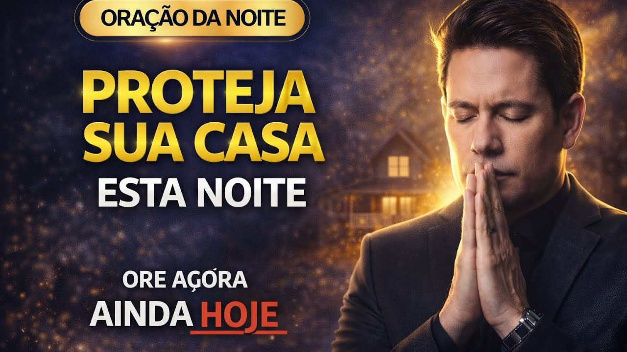 ORAÇÃO DA NOITE PARA PROTEÇÃO DA SUA CASA E DA SUA FAMÍLIA