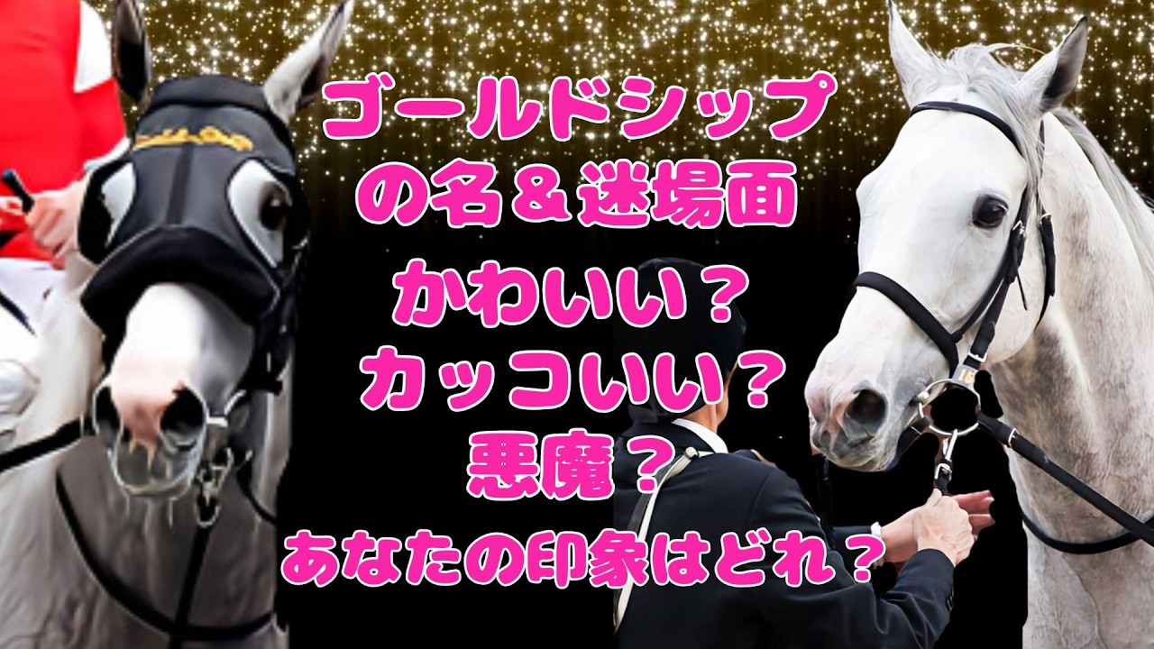 ゴールドシップの名場面集！クスッと笑える瞬間もかわいい？かっこいい？ #ゴールドシップ #ゴルシ #競馬 #かわいい動物 #馬