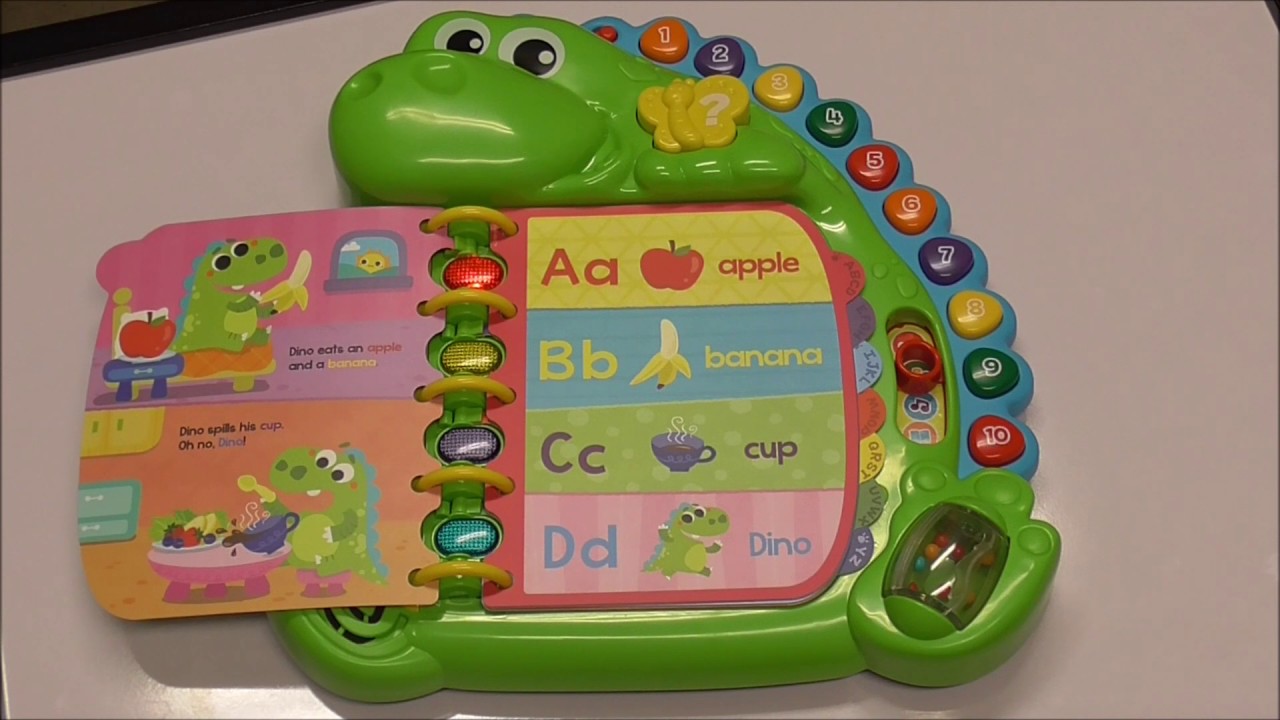 Leapfrog Dino's Delightful Day Book - LEARNING TOYS FOR TODDLERS AND PRESCHOOLERS