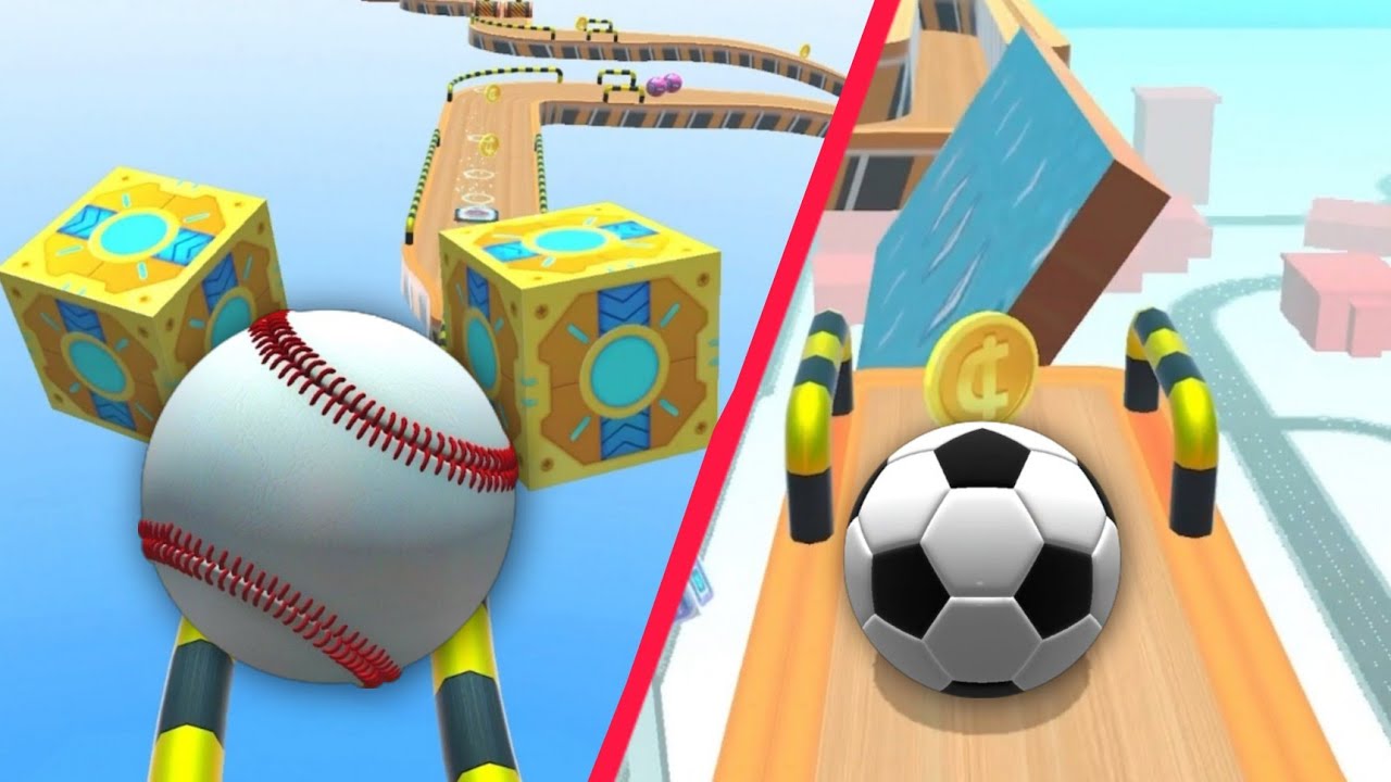 Sky Rolling Ball ⚾EXTREMELY CHALLENGING⚽🏳️‍🌈 All Levels Gameplay Android, iOS (Part 95)