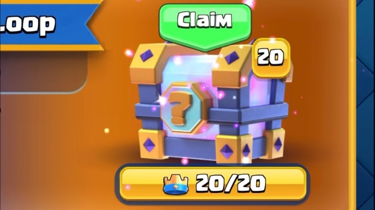 65x Rainbow Lucky Drop Clash Royale chest opening 