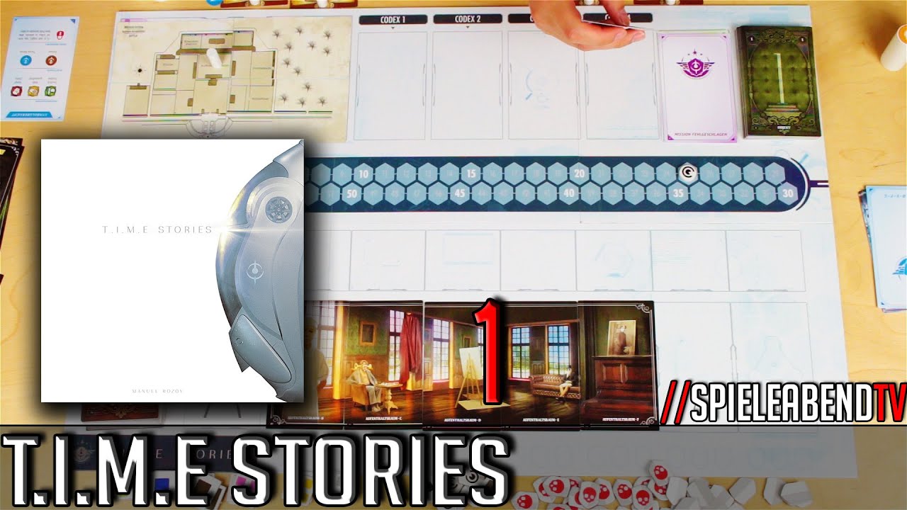 Let's Play • T.I.M.E Stories (Nervenheilanstalt) • Anleitung + 1. Durchlauf 1/2