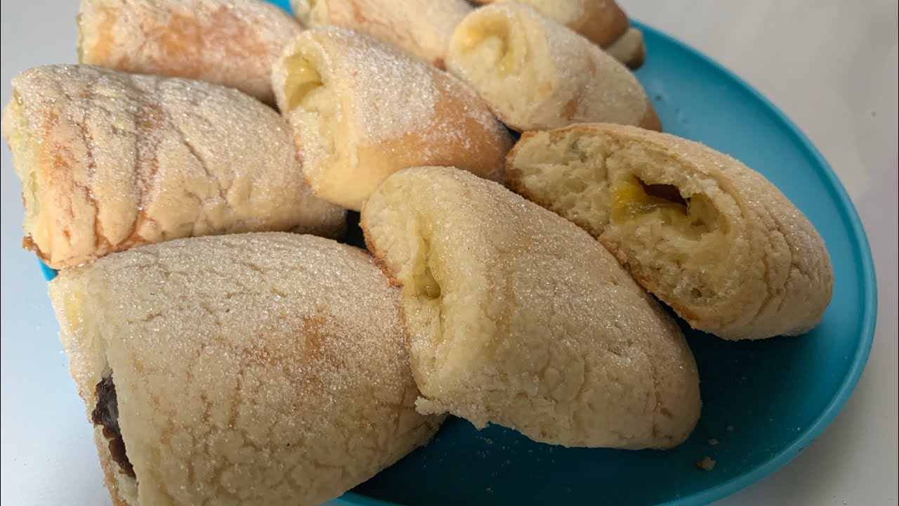 Piernas rellenas variedad de pan dulce Mexicano