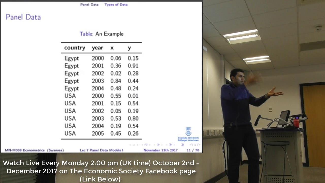 Lecture 7 Panel Data Models (Part I)