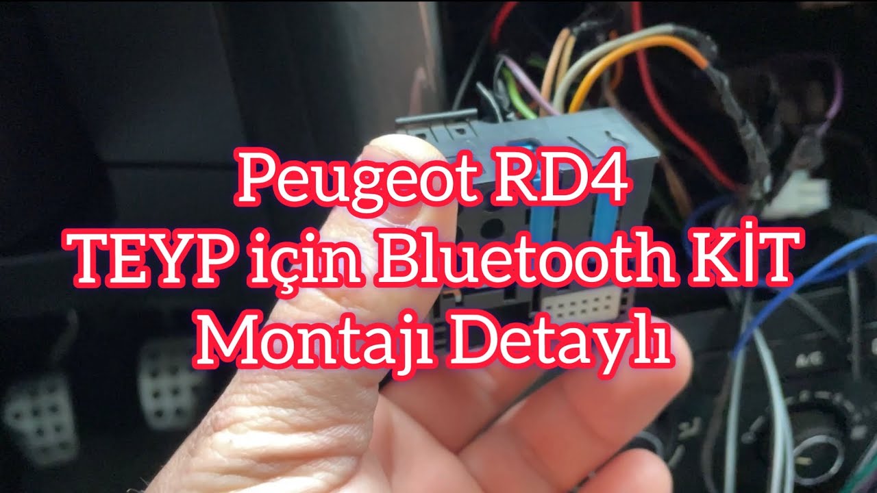 Peugeot RD4 Teypler için Bluetooth KİT Montajı | DETAYLI ANLATIM