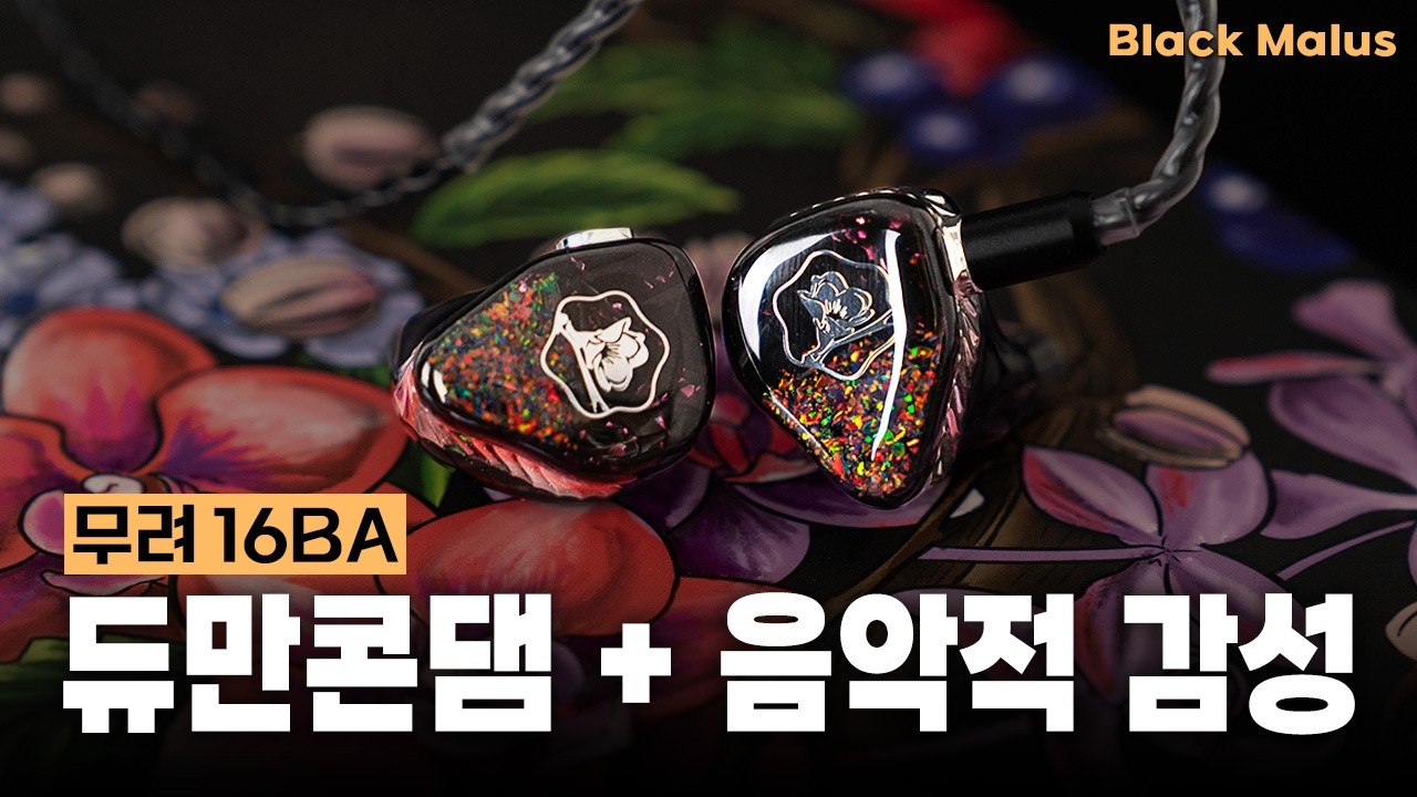 16BA의 음질에 감성있는 튜닝을 더하면? │ Black Malus 리뷰 (AAW)