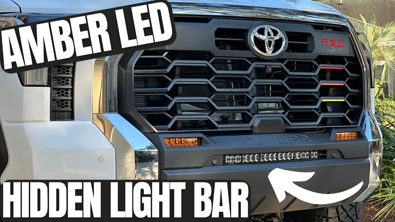 I Installed A Hidden Light Bar Onto My New Toyota Tundra