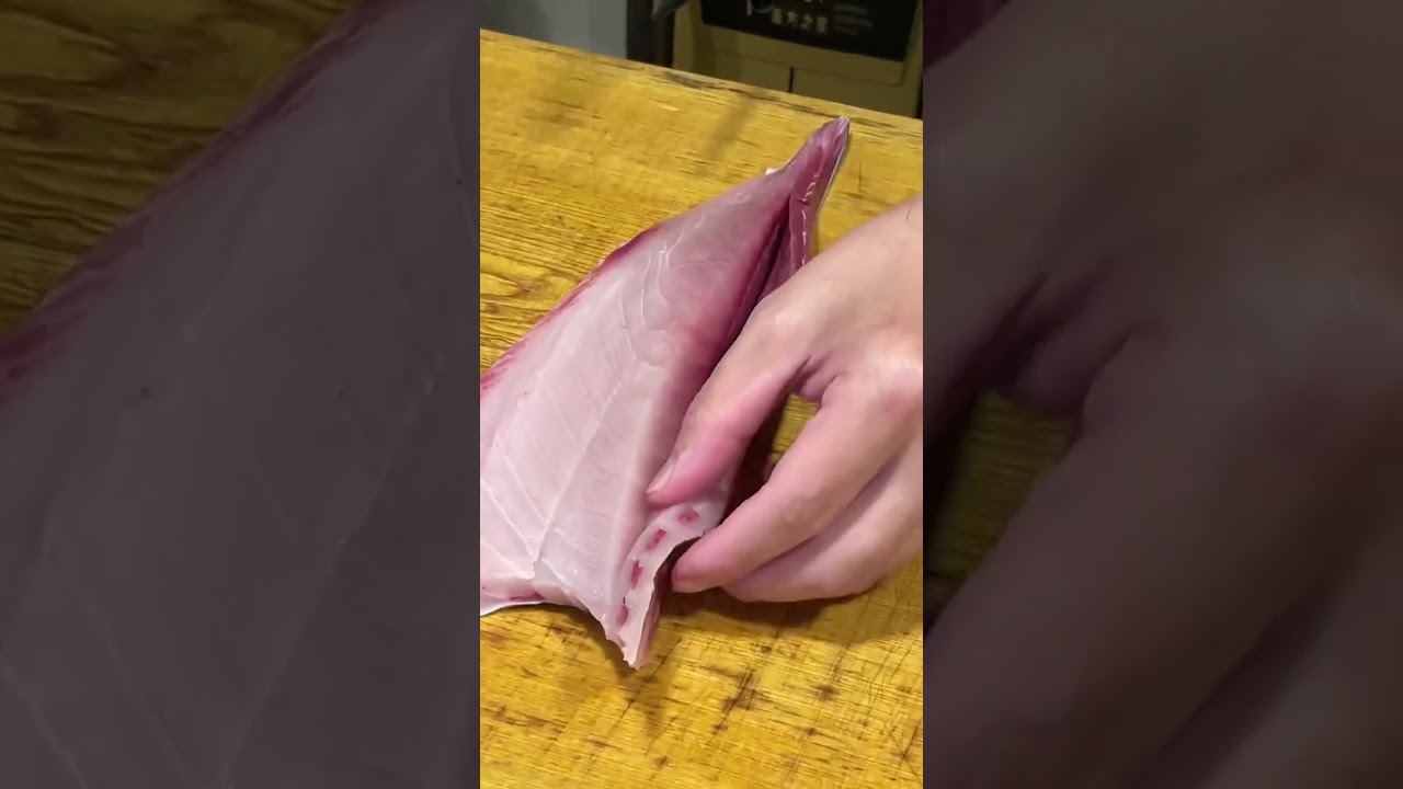 日本鰤魚切割技巧Japanese Yellowtail Cutting Skills#food#yellowtail