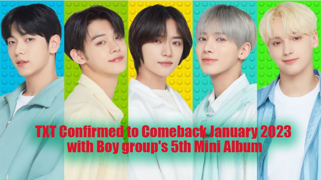 TXT Confirmed to Comeback January 2023 with Boy group's 5th Mini Album