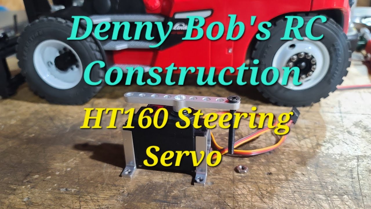 Bruder Linde HT160 RC Conversion Steering Servo Video #7