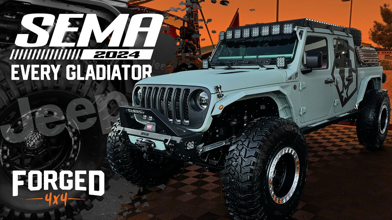 Все модели Jeep Gladiator на выставке SEMA SHOW 2024