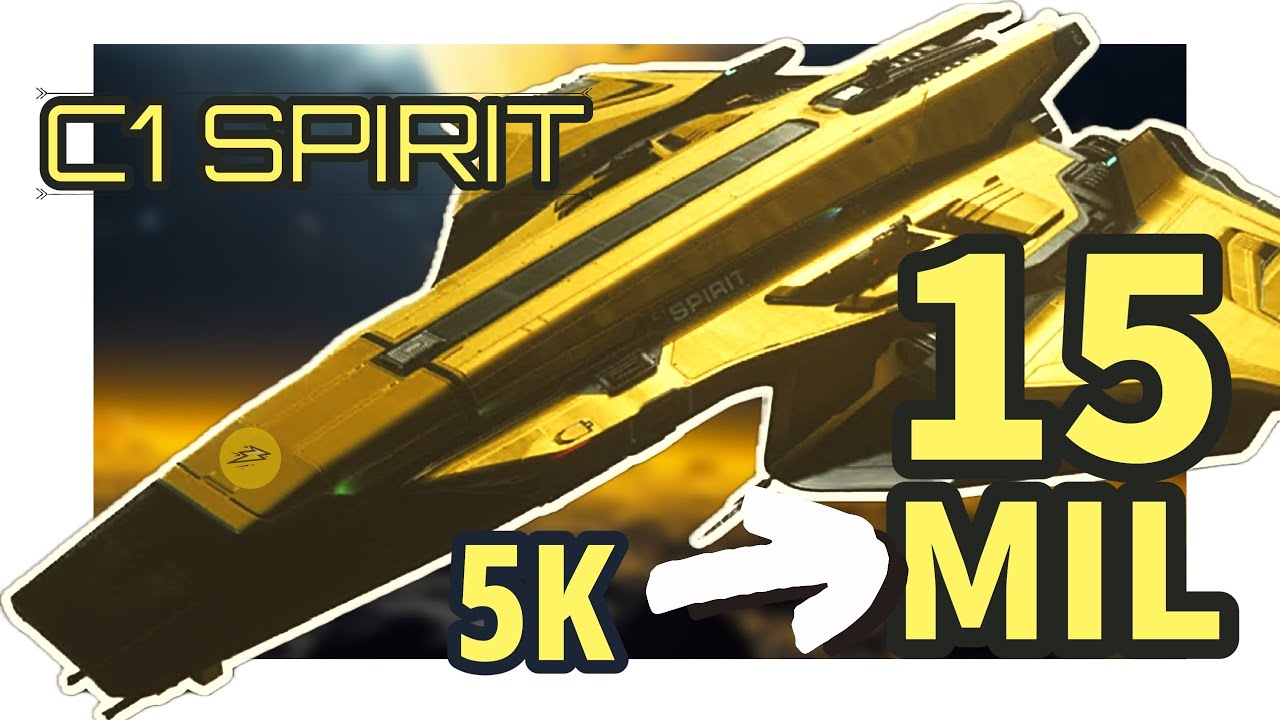 C1 Spirit: от 5 тыс. до 15 млн. AUEC | Star Citizen в 4K | Эпизод 3: Как быстро заработать деньги