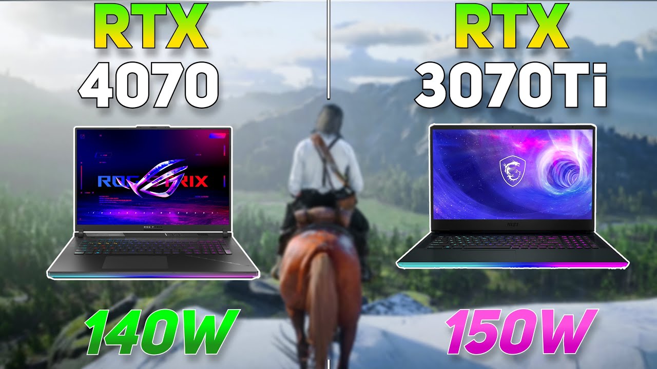 RTX 4070 vs RTX 3070 Ti Laptop Gaming Benchmark | Test in 10 Games |